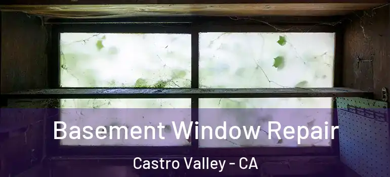  Basement Window Repair Castro Valley - CA