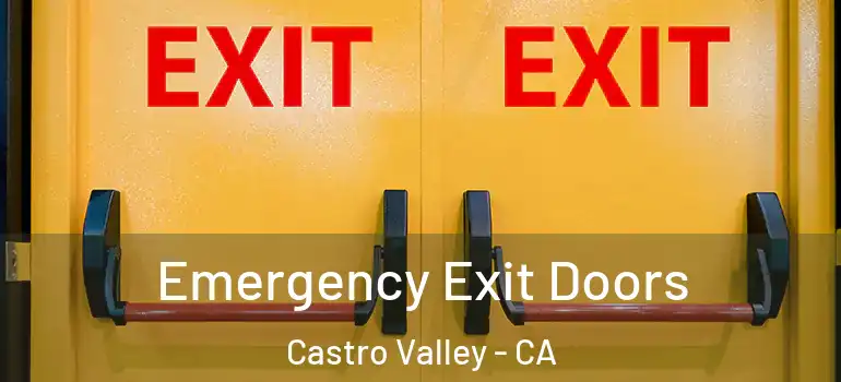  Emergency Exit Doors Castro Valley - CA