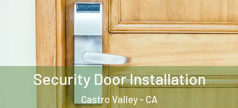  Security Door Installation Castro Valley - CA