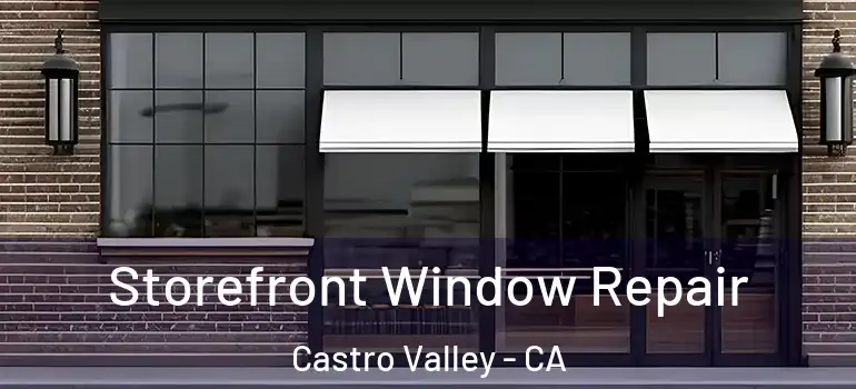  Storefront Window Repair Castro Valley - CA