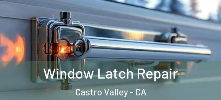  Window Latch Repair Castro Valley - CA